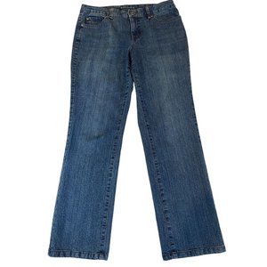Sonoma Life Style Women Jeans Original Straight Mid Rise Stretch Blue SZ 8 Short